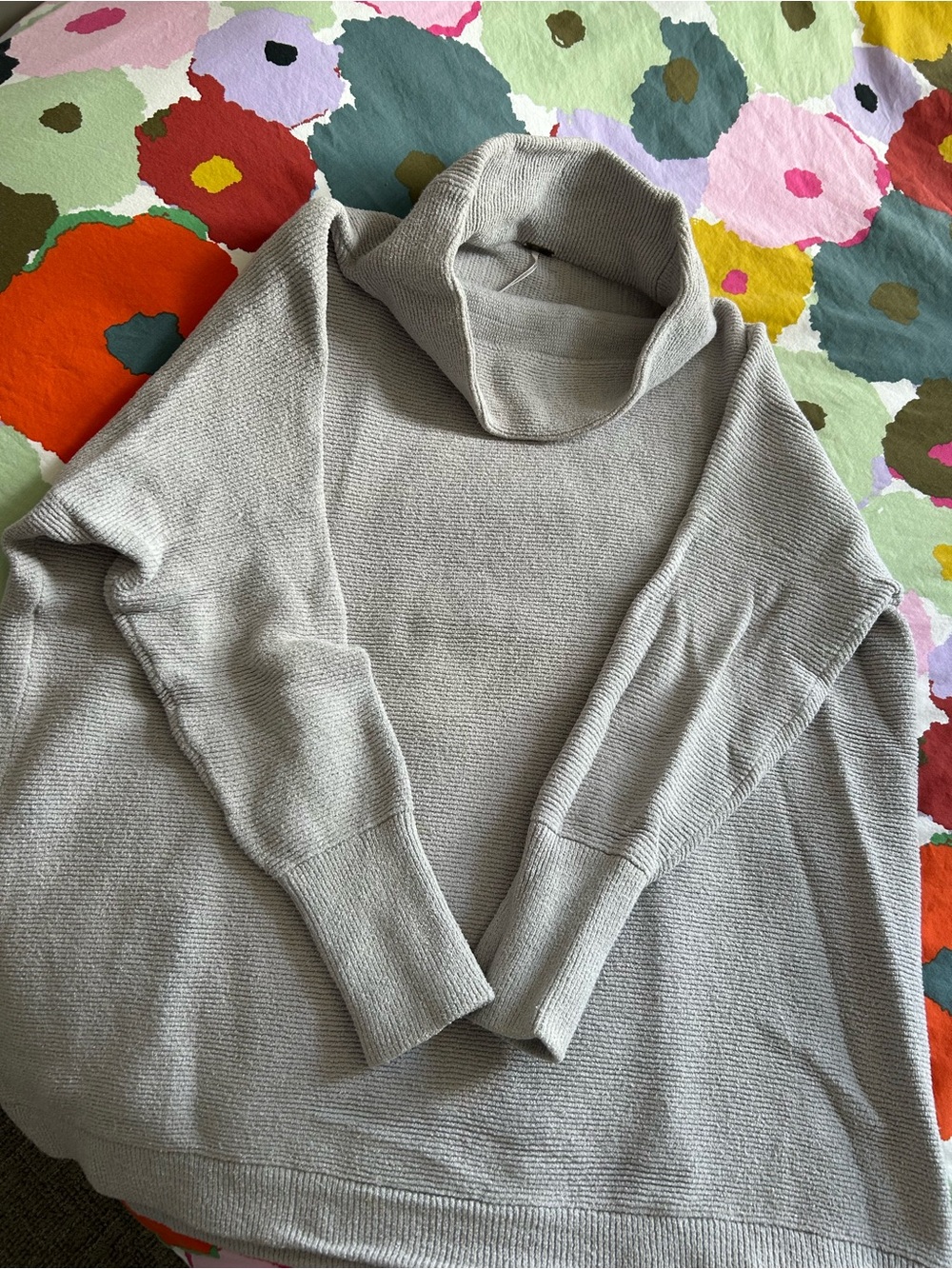 Free People Ottoman Tunic, size Medium, light grey